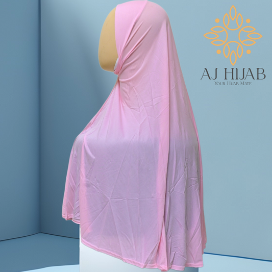 Baby Pink Imported Large Makhna - AJ Hijab