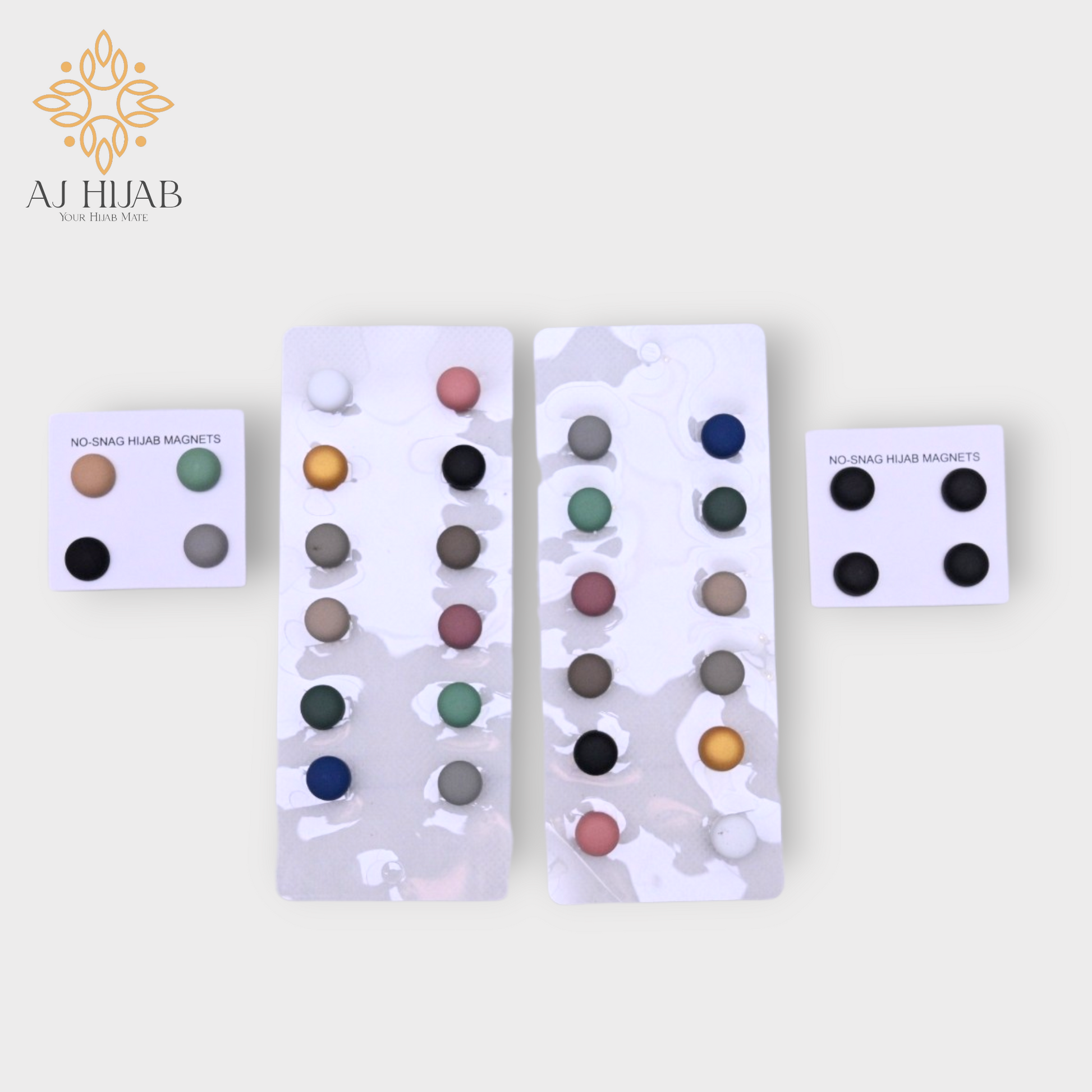 Round Matte Magnet Strong - AJ Hijab