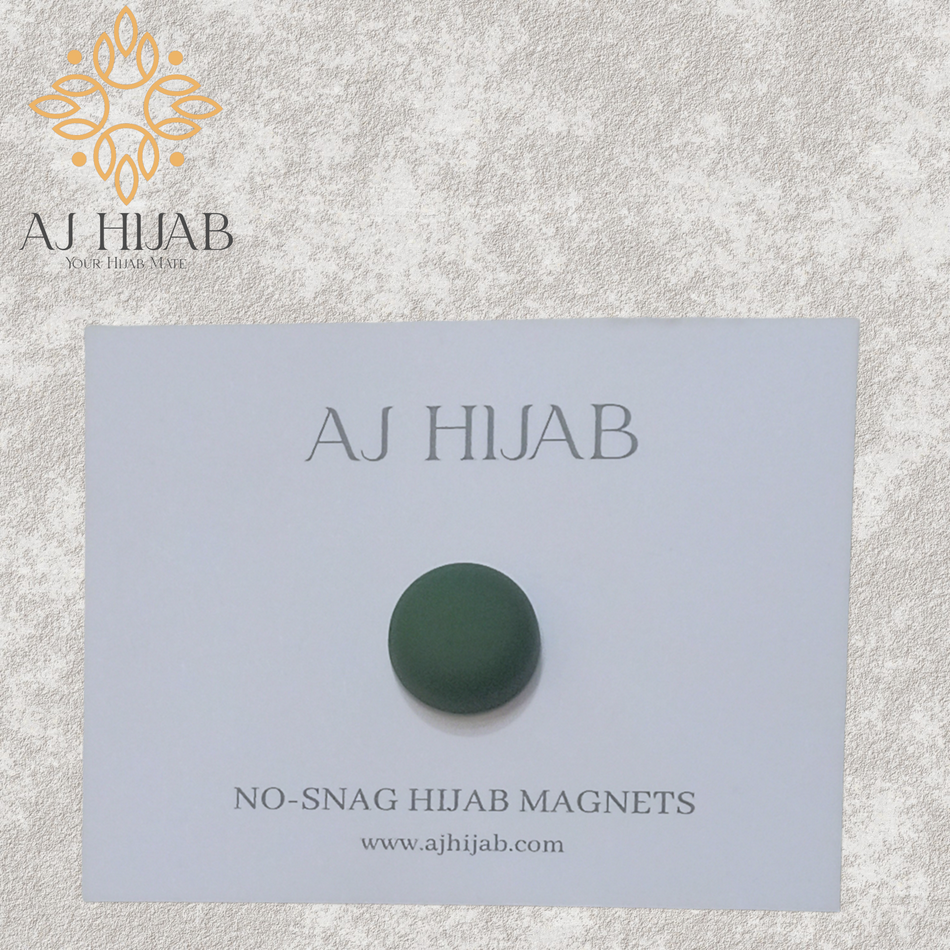 Round Matte Magnet Strong - AJ Hijab