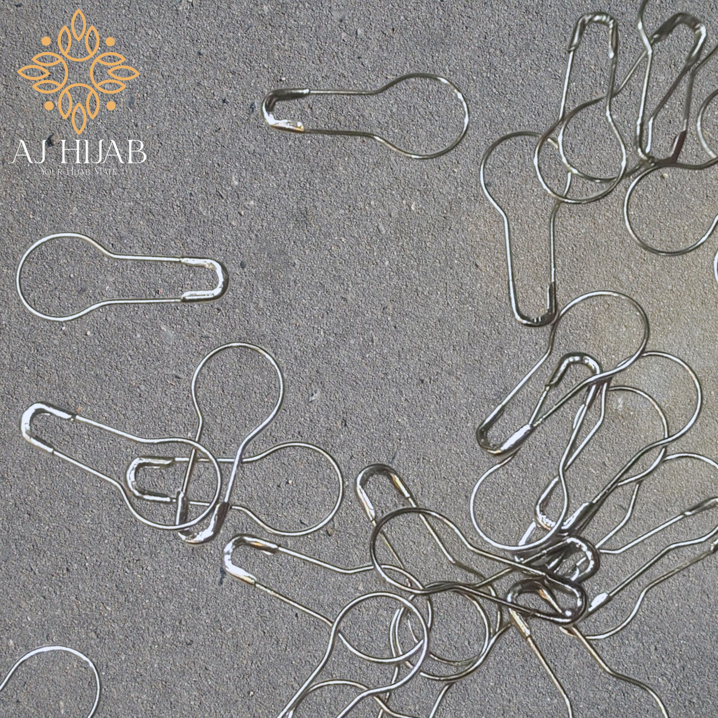 Snag Free Pin - Silver - AJ Hijab