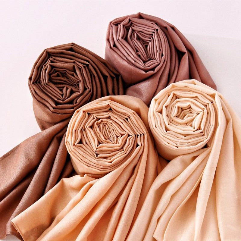 Bundle Of 4 - Shimmer Georgette Hijab (Select Colors)