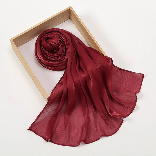 Luxury Silk - Maroon