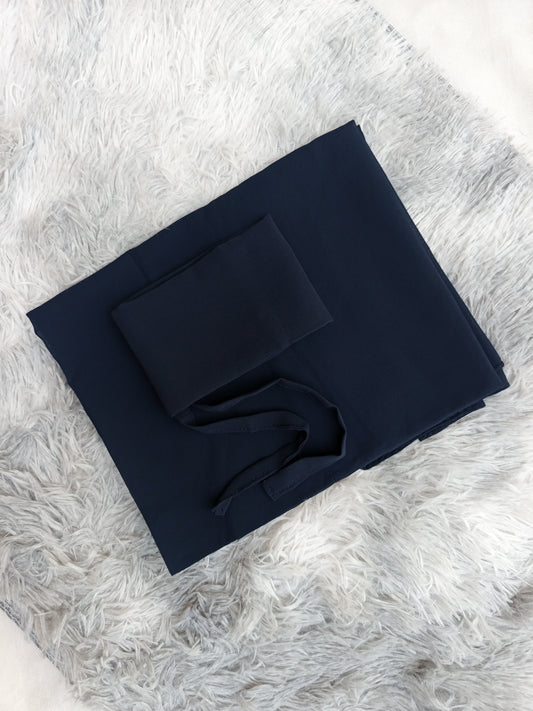 Hijab & Niqab Navy Sett