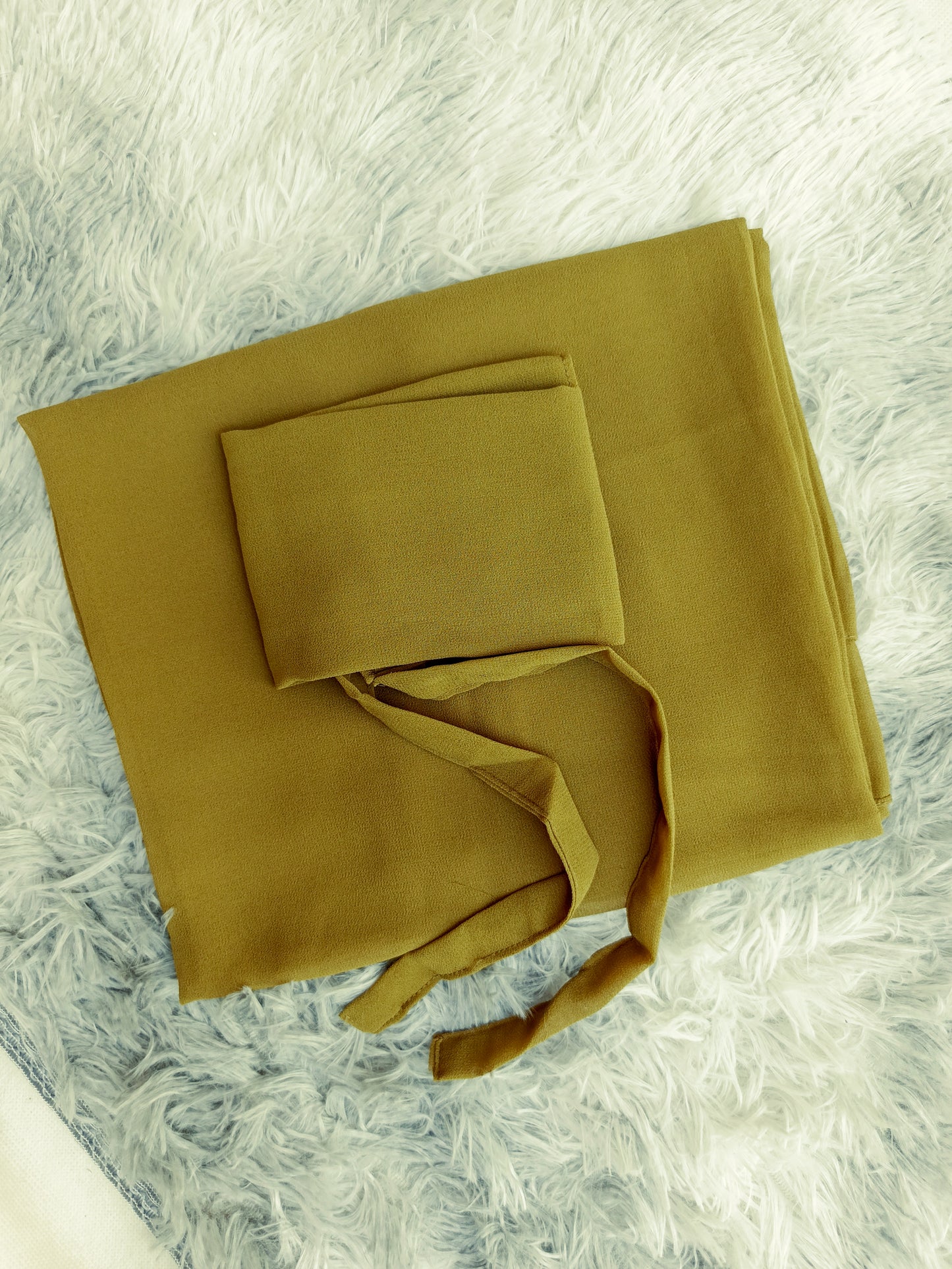Hijab & Niqab Dark Tan Sett