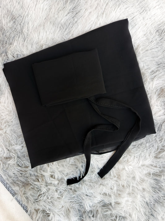 Hijab & Niqab Black Sett