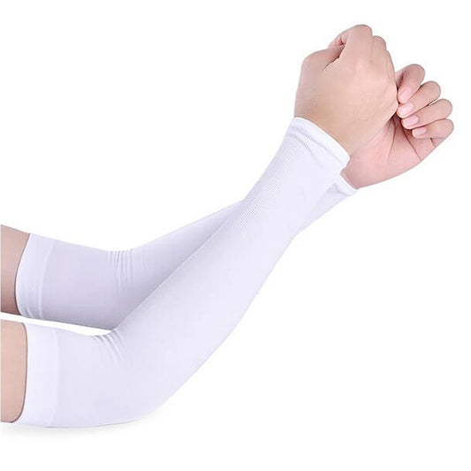 Adult Arm Sleeves - White