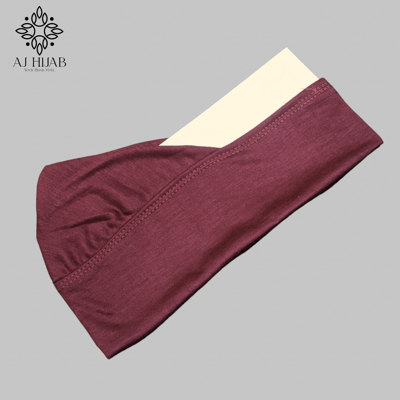 Bandana Under Cap - Maroon