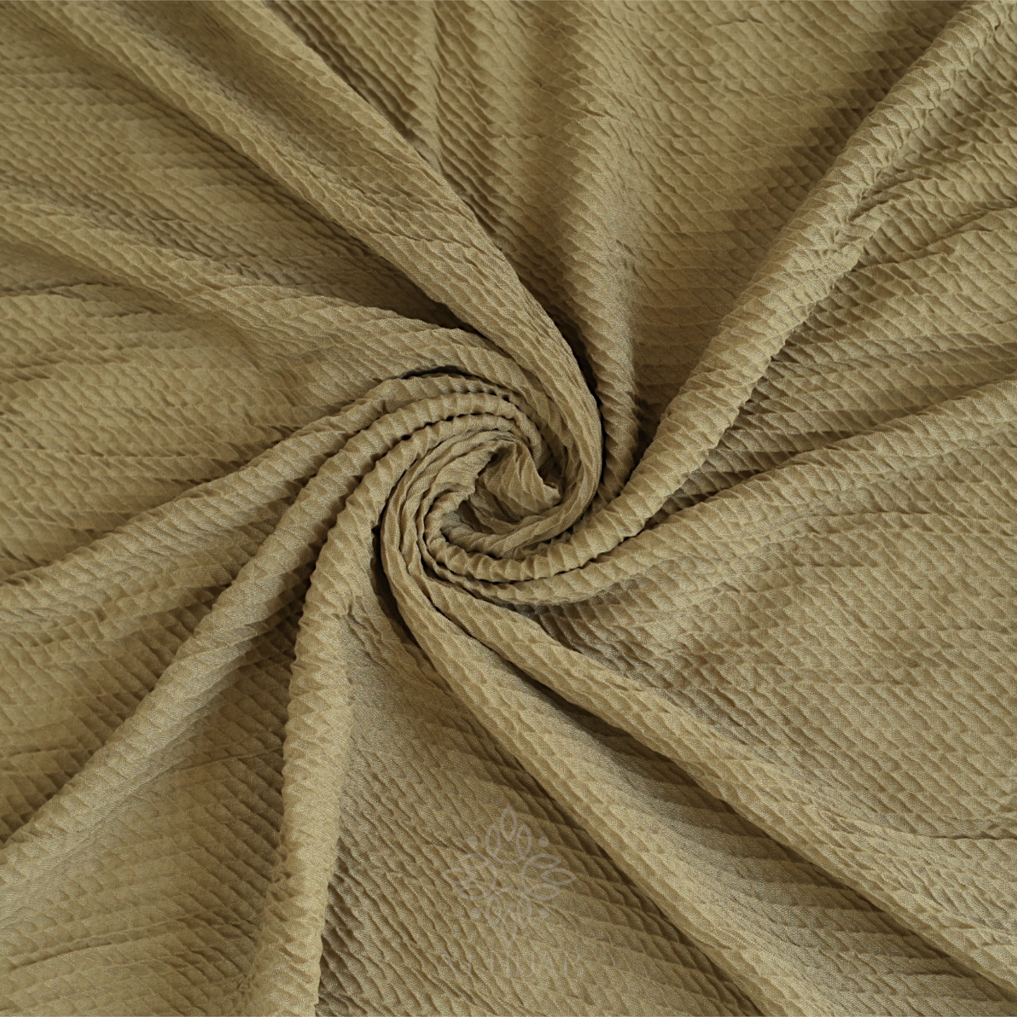 Zebra Crinkle Lawn - Beige