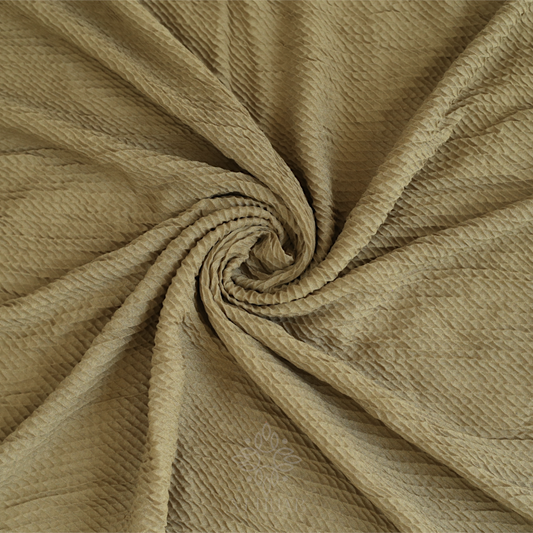 Zebra Crinkle Lawn - Beige