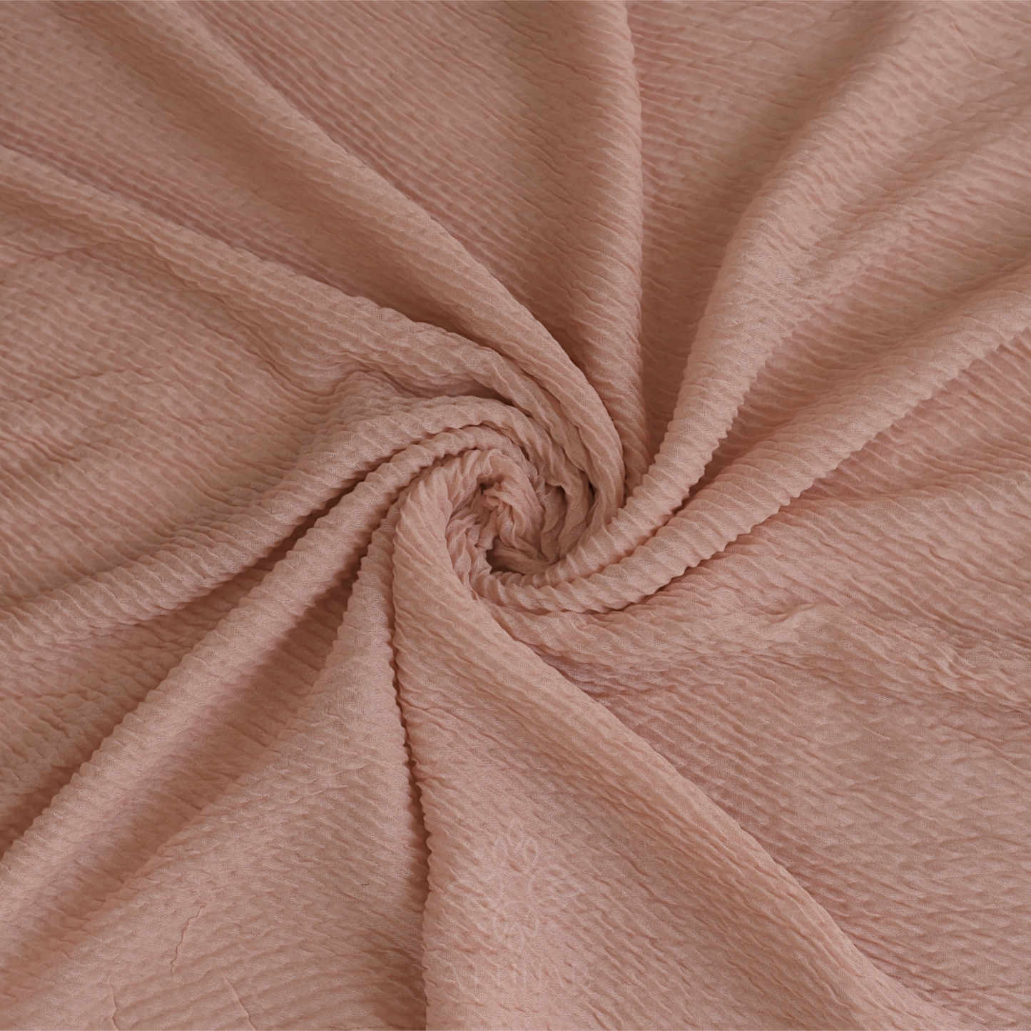 Zebra Crinkle Lawn - Light Peach