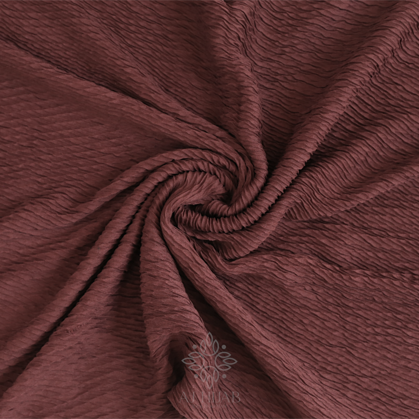 Zebra Crinkle Lawn - Maroon