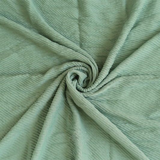 Zebra Crinkle Lawn - Mint