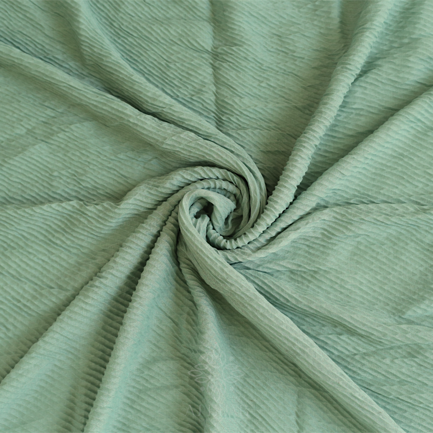 Zebra Crinkle Lawn - Mint