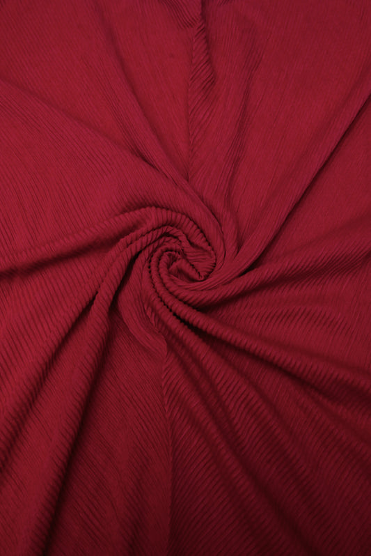 Crumpled Hijab - Maroon