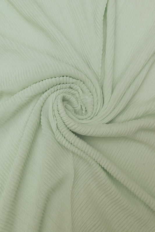 Crumpled Hijab - Light Pistachio