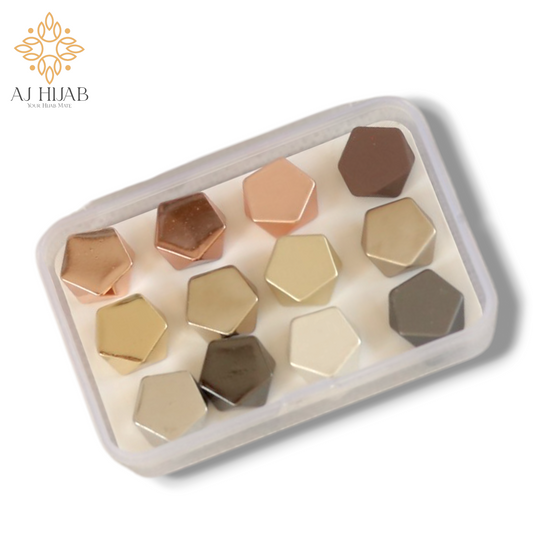 Hexagon Shine Magnet Strong - AJ Hijab