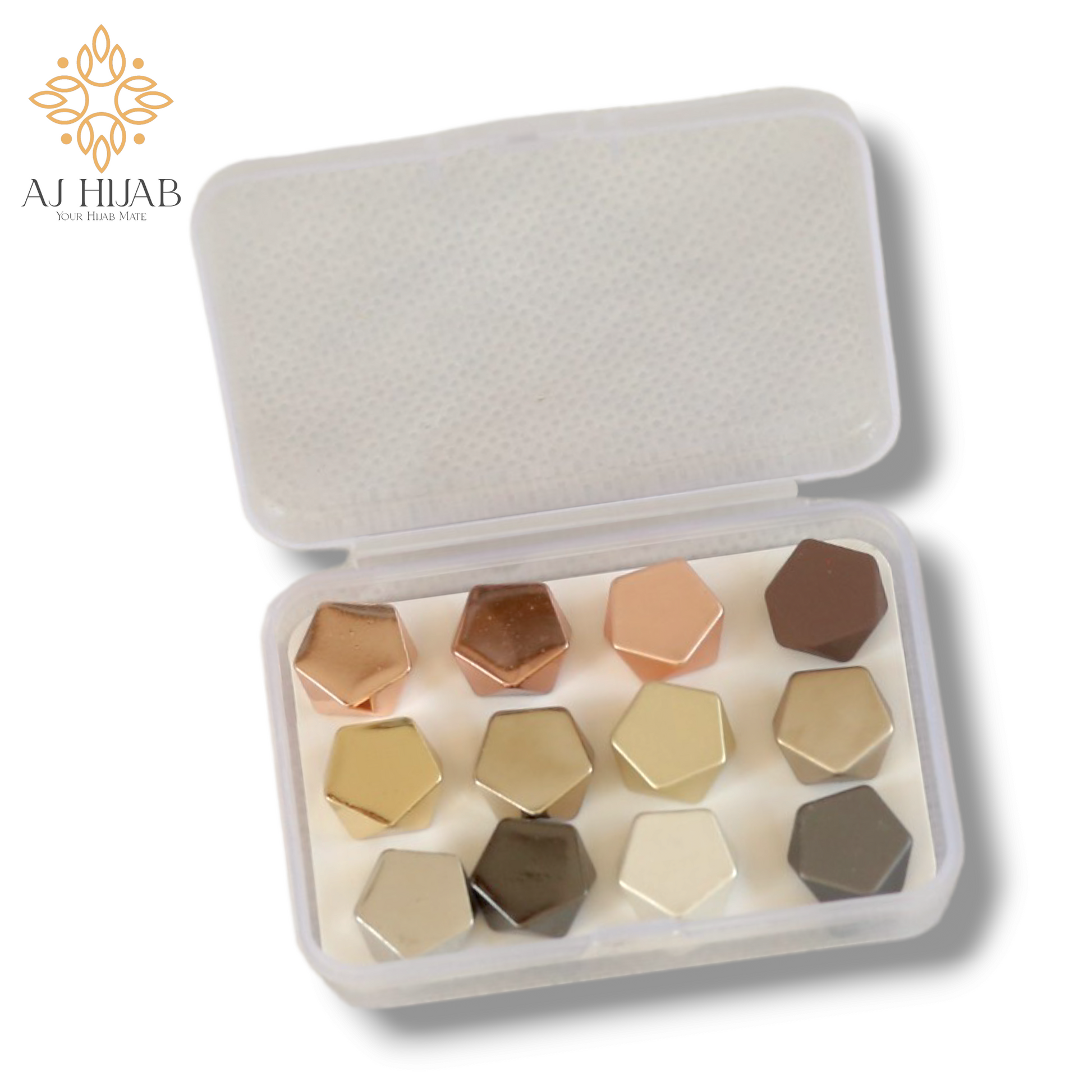 Hexagon Shine Magnet Strong - AJ Hijab