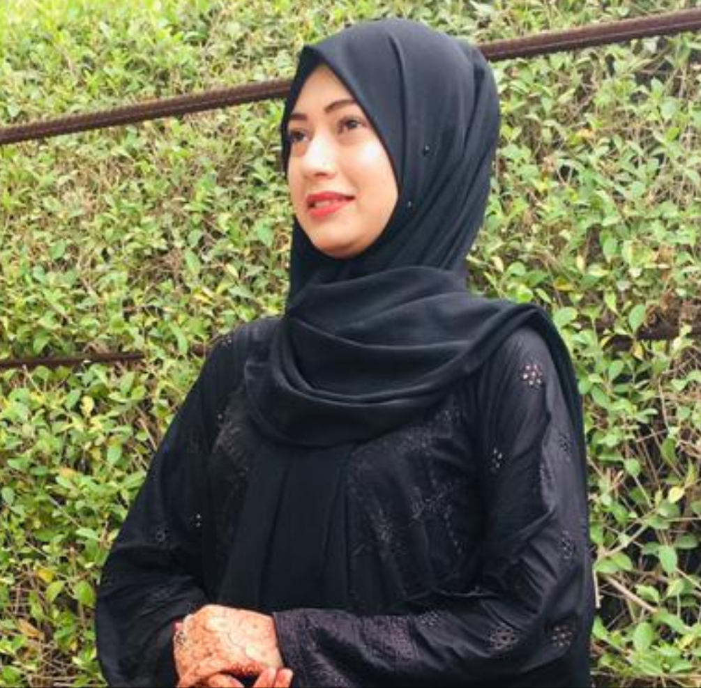 Black Premium Georgette Hijab