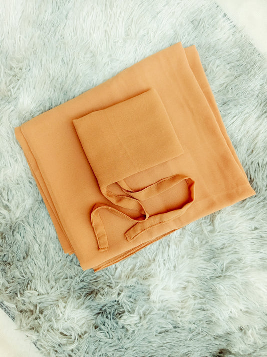 Hijab & Niqab Khaki Sett