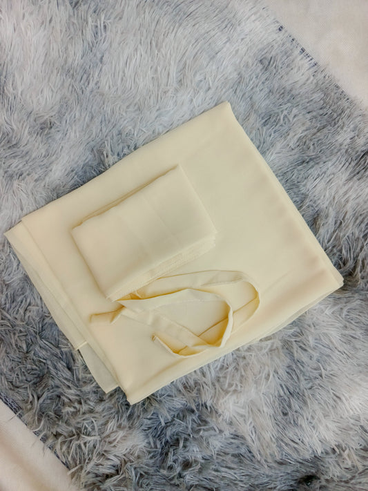Hijab & Niqab Cream Sett