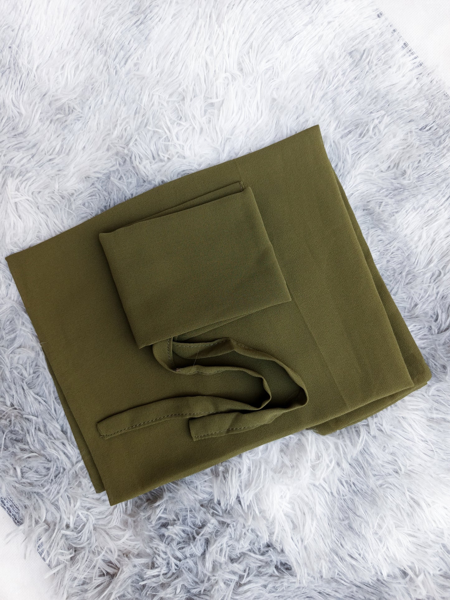 Hijab & Niqab Olive Sett