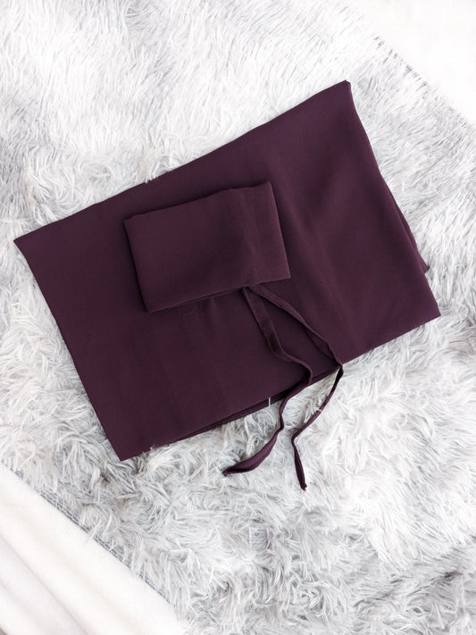 Hijab & Niqab Purple Sett