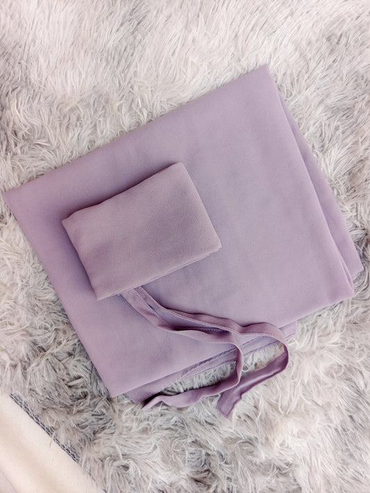 Hijab & Niqab Lavender Sett