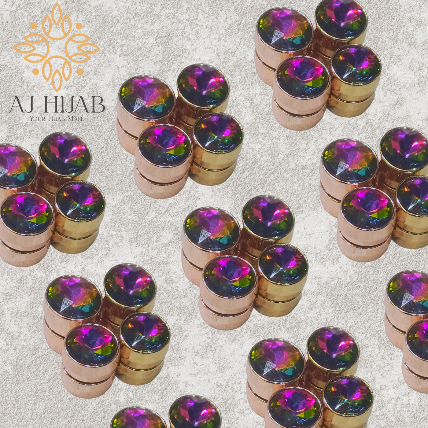 Multi Crystal Magnet Strong - AJ Hijab