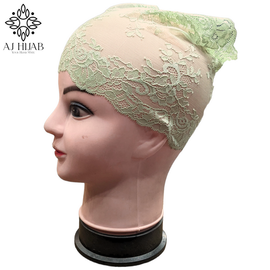 Net Head Band - Pea Green