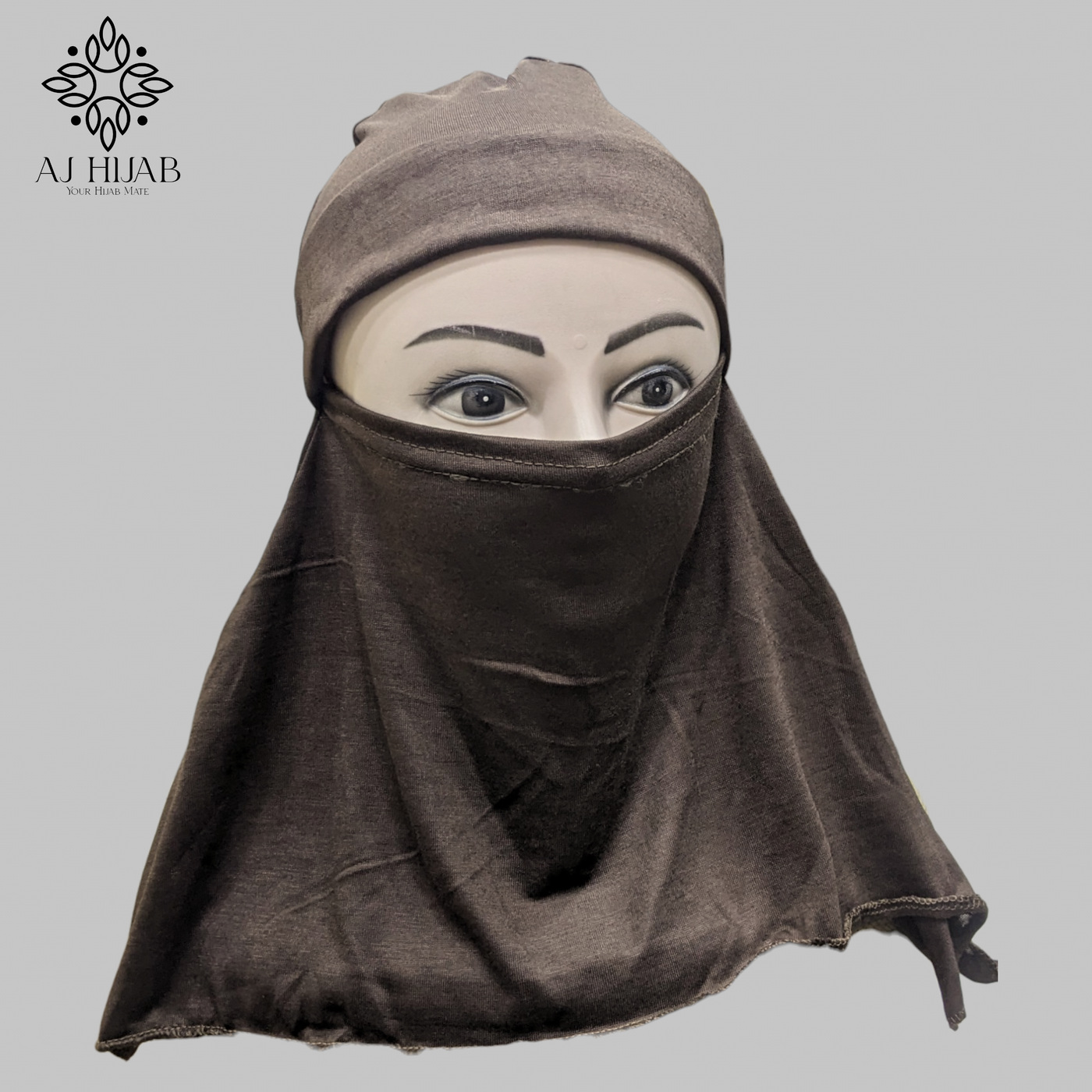 Ninja With Niqab Cap - Brown