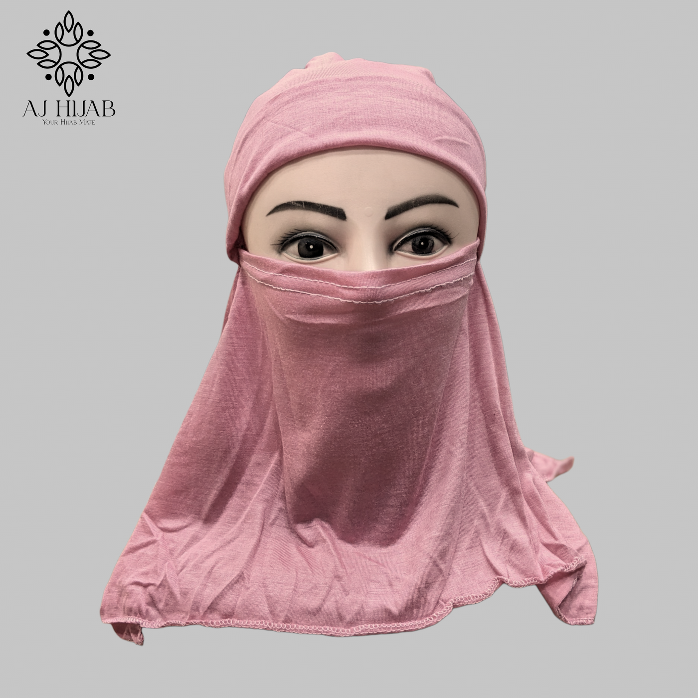 Ninja With Niqab Cap - Mountbatten Pink