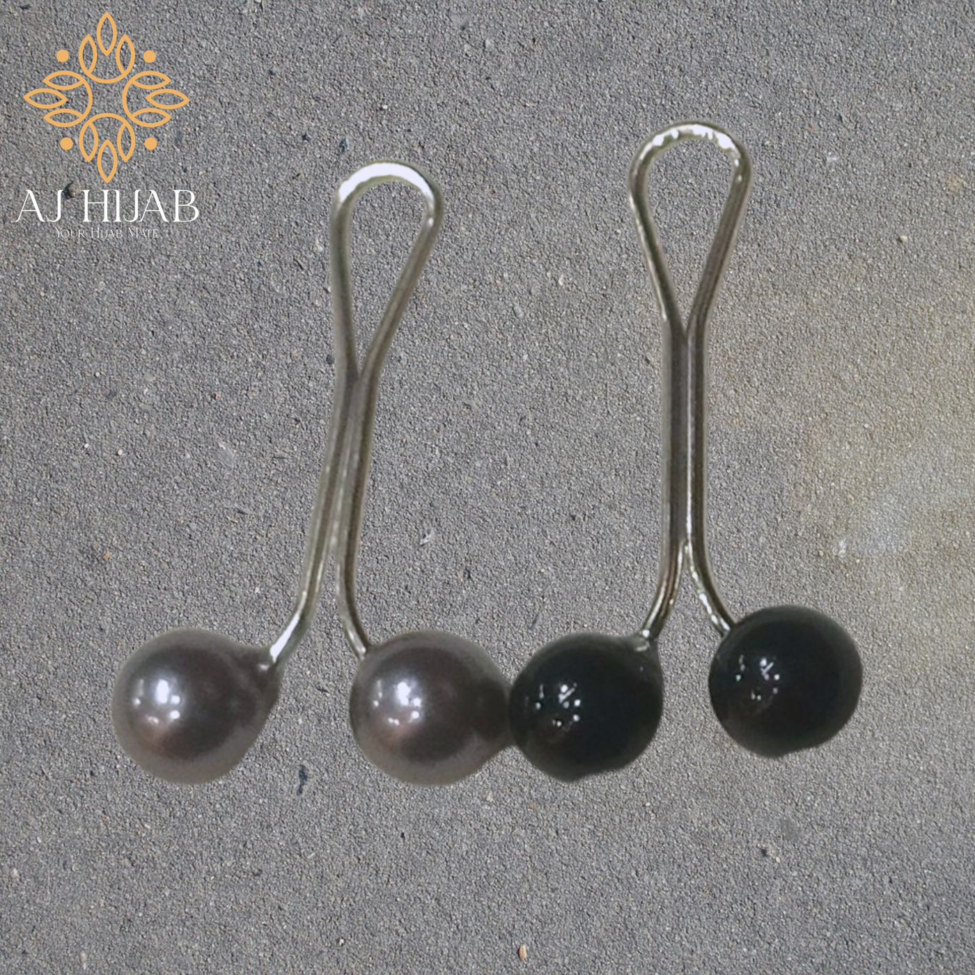 Pearl Clip Pin - Multi - AJ Hijab