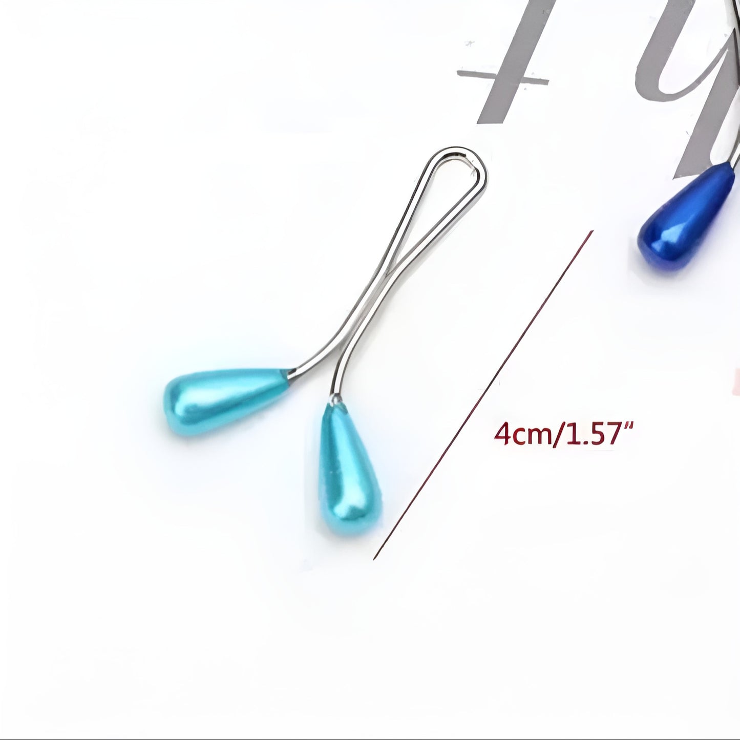 Glider Drop Pearl Pins - Multicolored