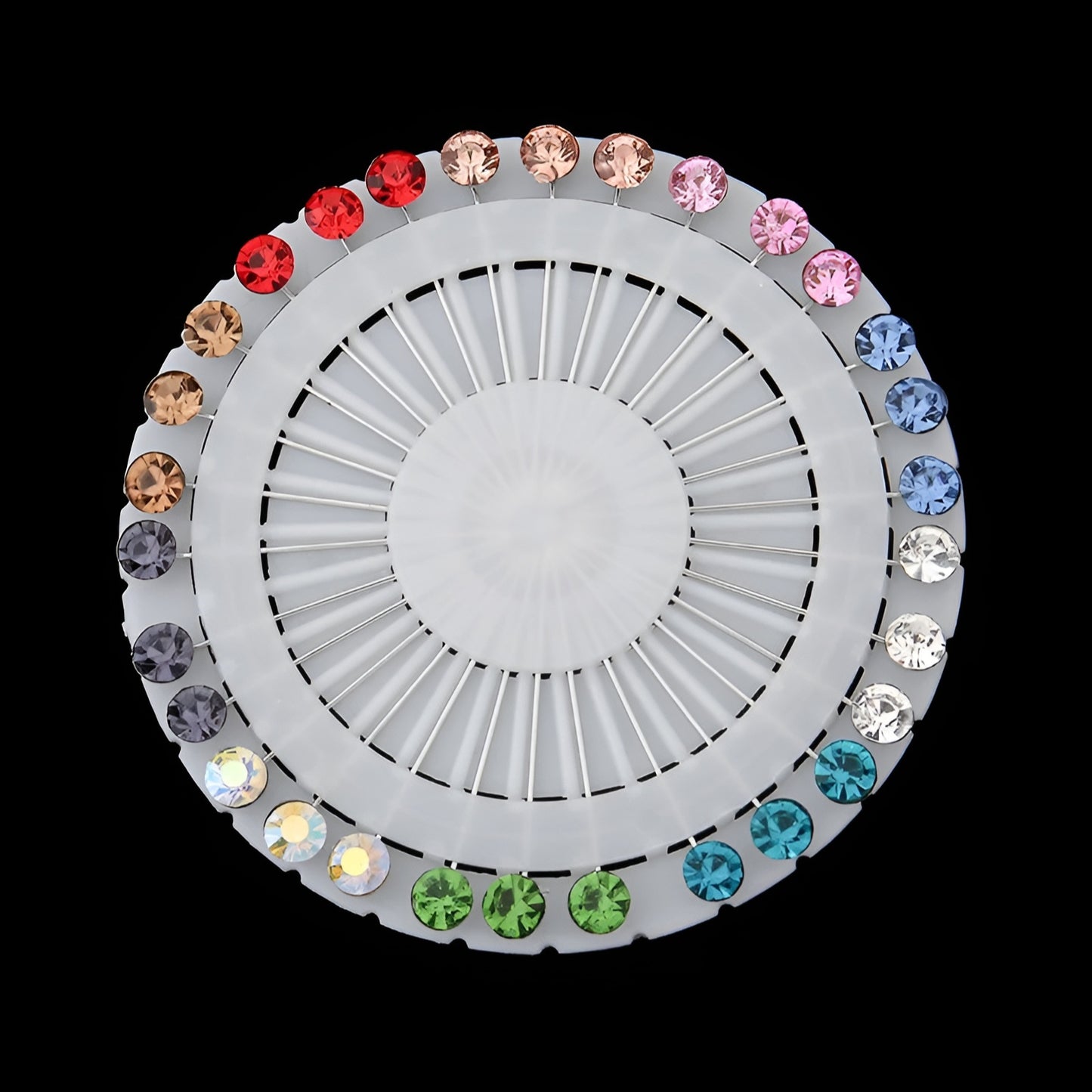 Crystal Hijab Pins - Multicolored