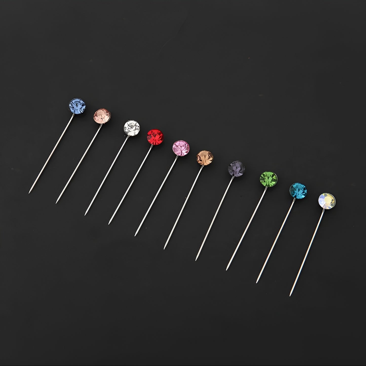 Crystal Hijab Pins - Multicolored