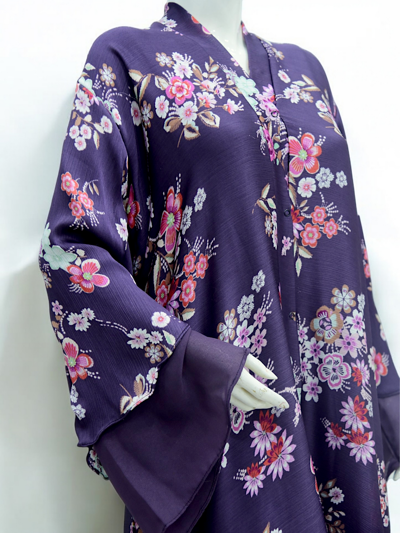 Printed Double Layer Abaya