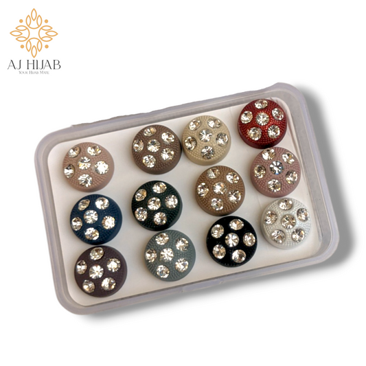 Round Diamond Magnet Strong - AJ Hijab