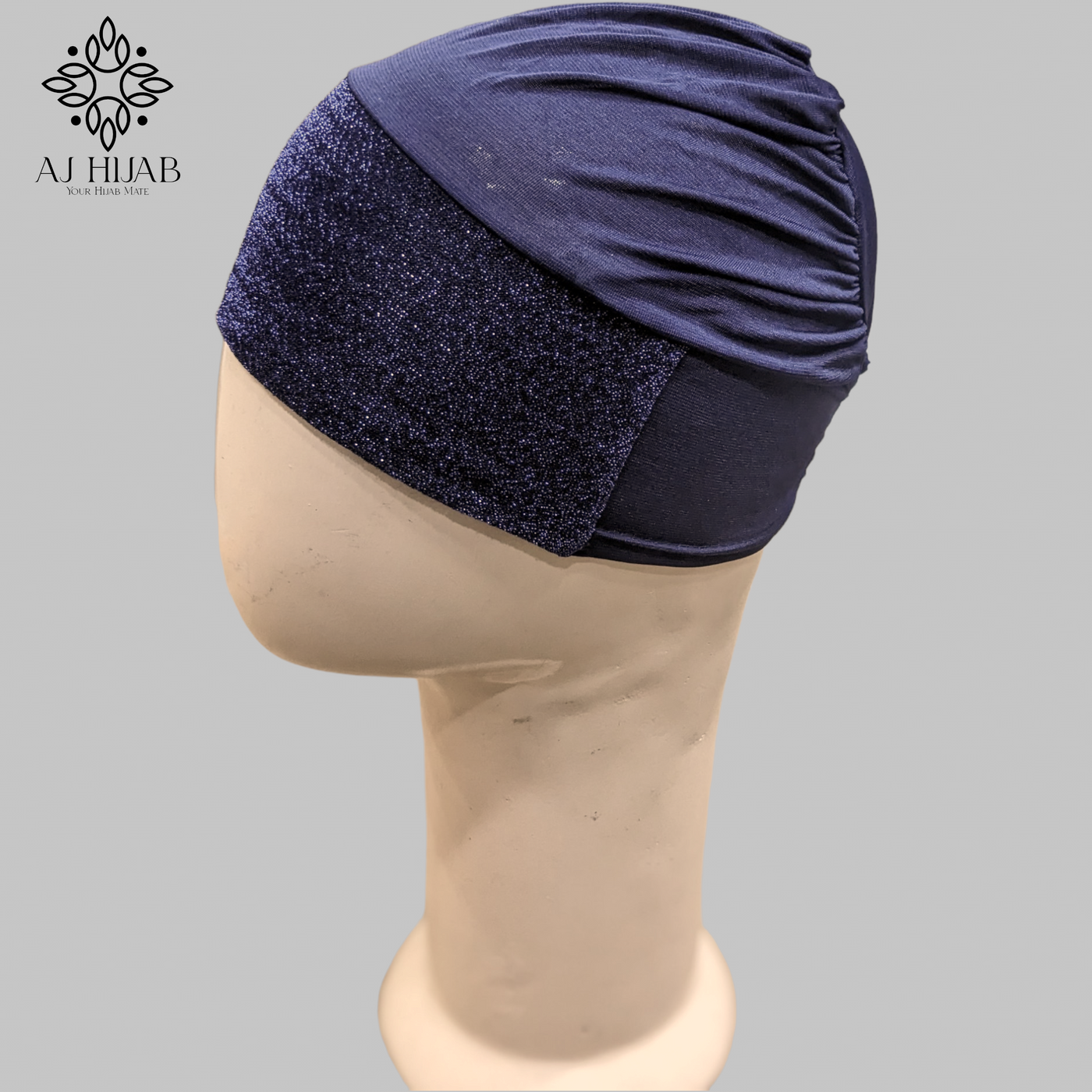 Shimmer Cap - Navy