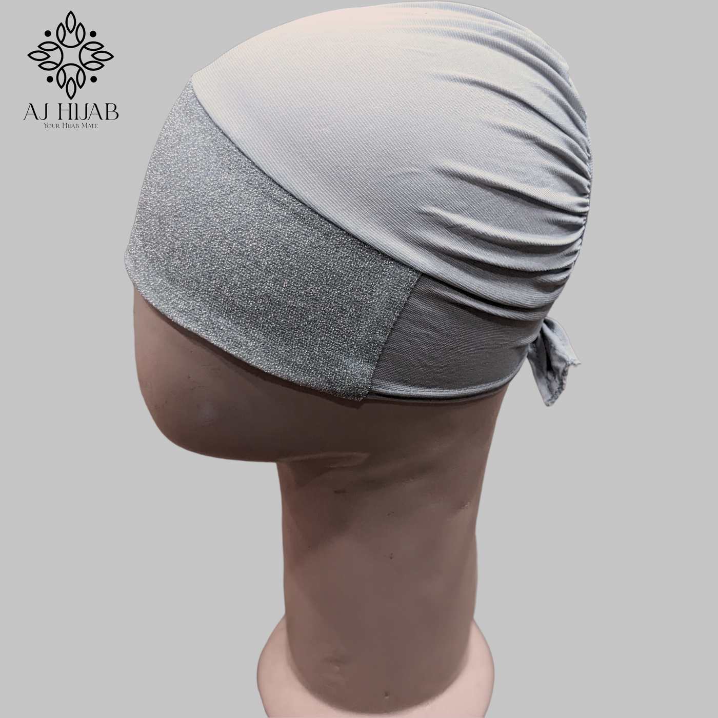 Shimmer Cap - Silver Grey