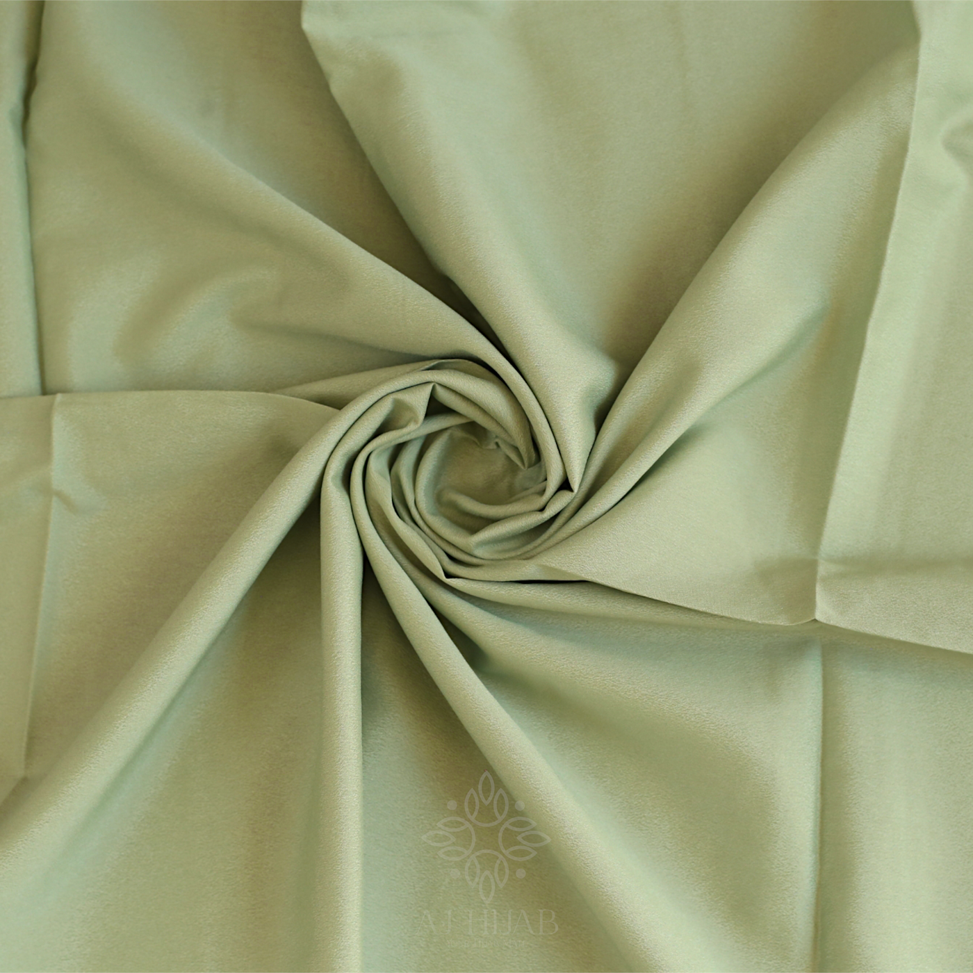 Shimmer Georgette -Pea Green