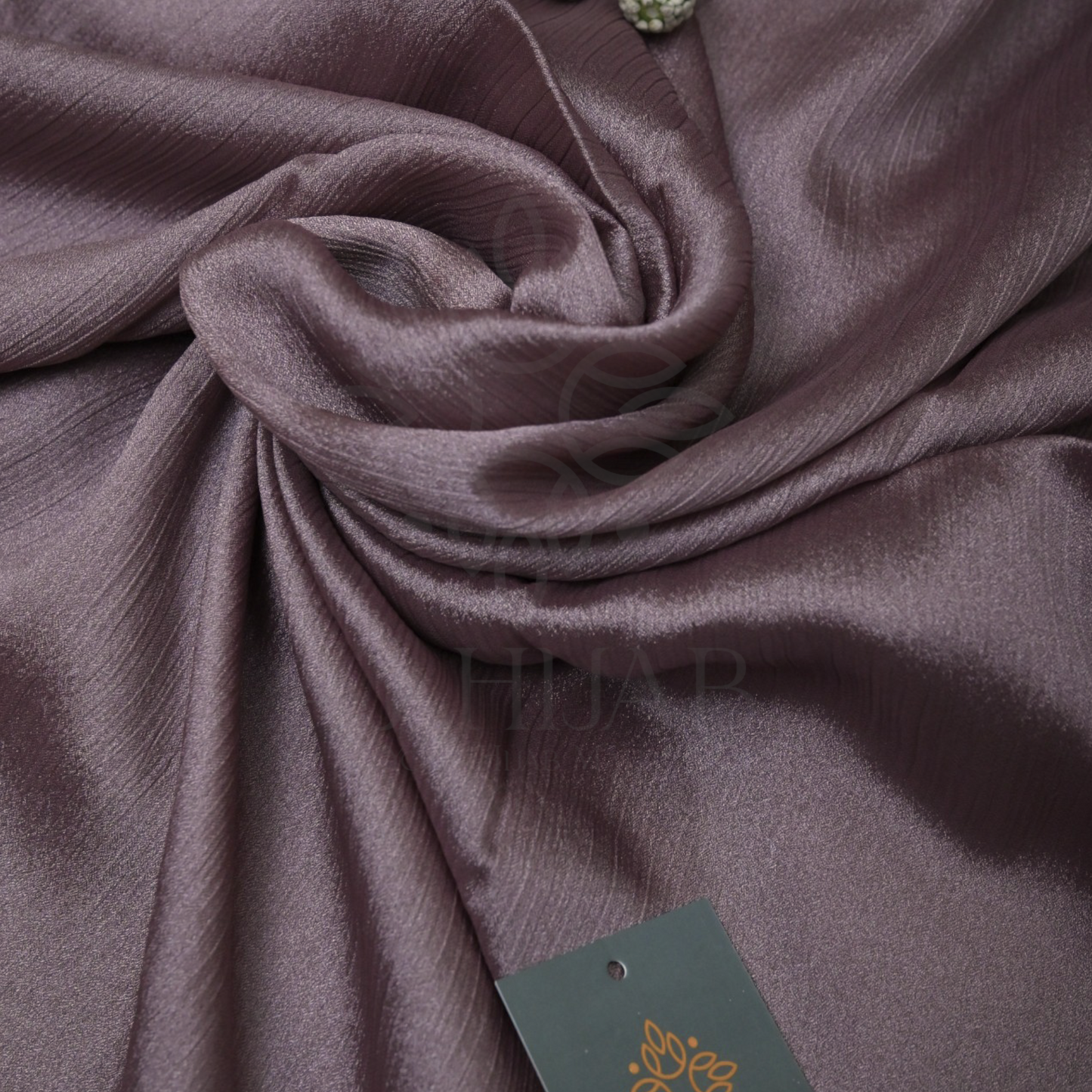 Light Lavender Silk Crinkle Hijab