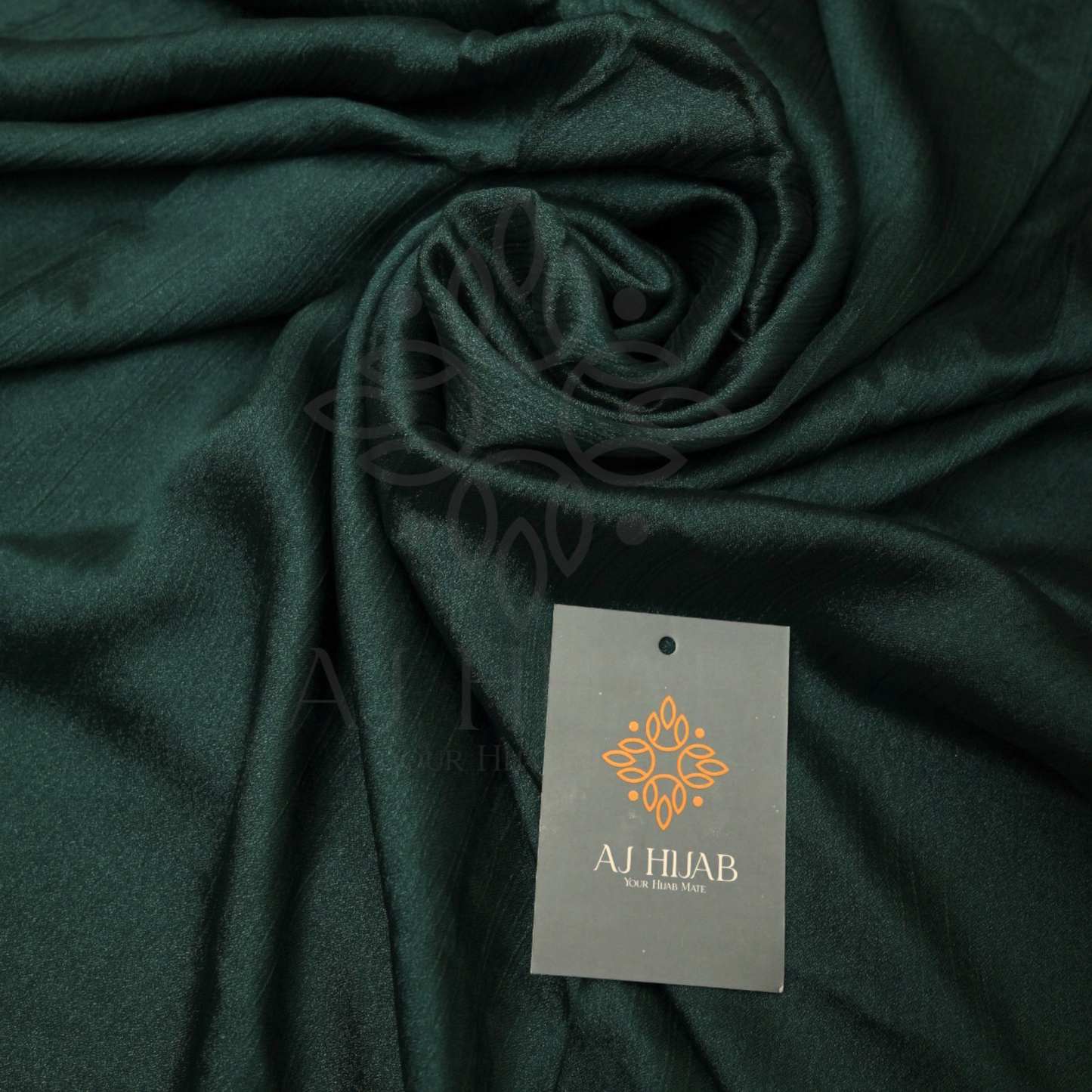 Triton Blue Silk Crinkle Hijab