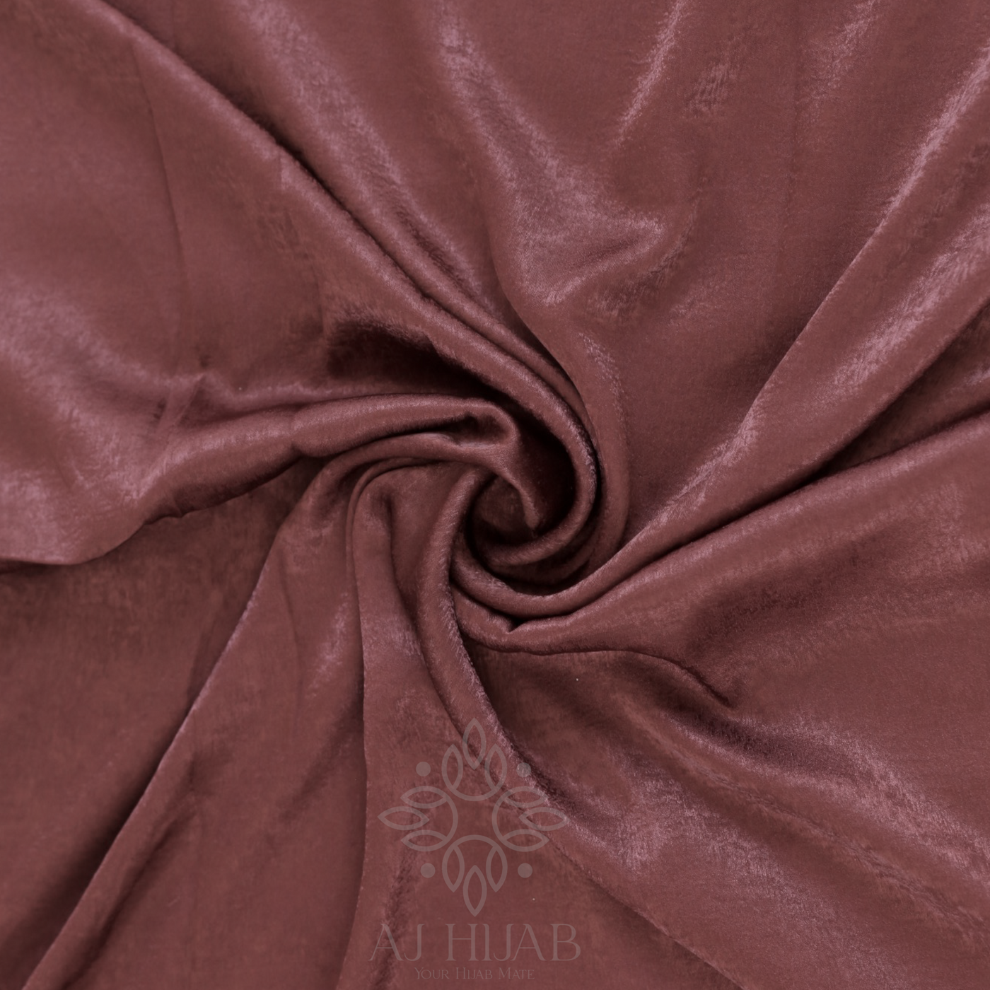 Maroon Silken Hijab