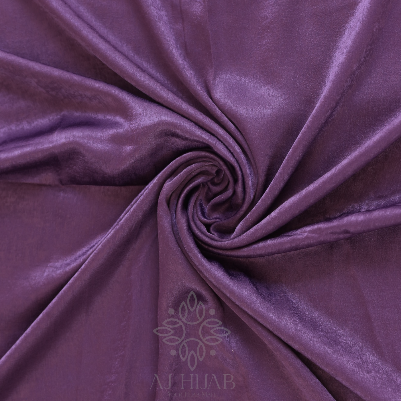 Plum Silken Hijab