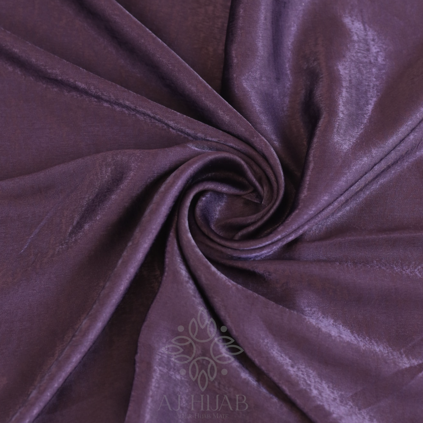 Purple Silken Hijab