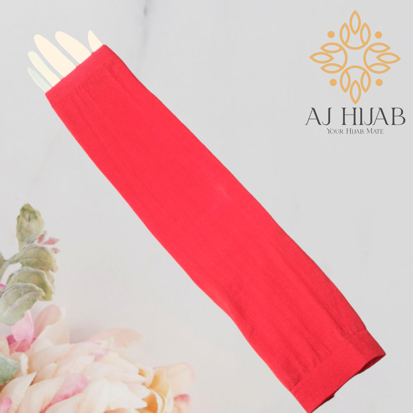 Adult Arm Sleeves - Red - AJ Hijab