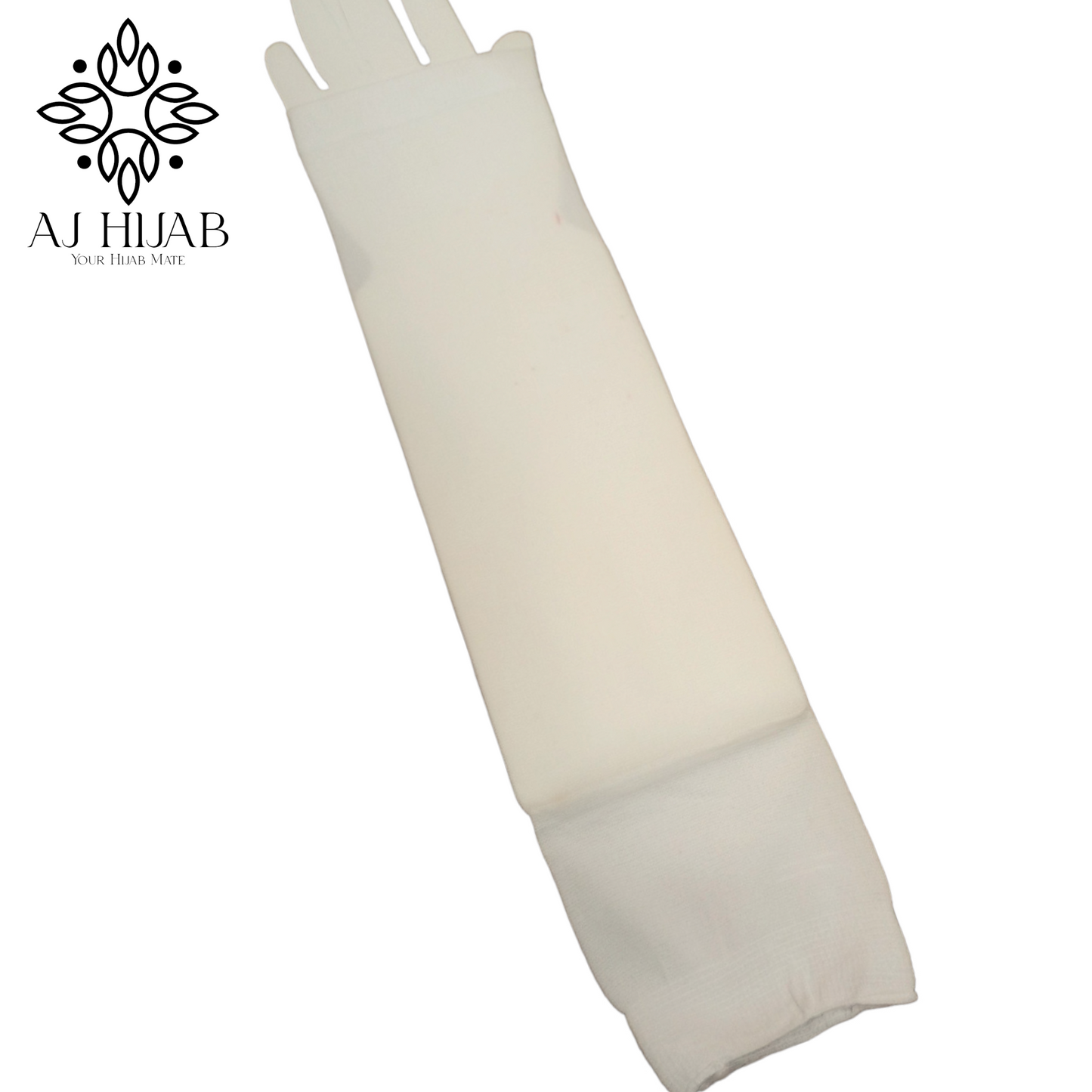 Adult Arm Sleeves - White - AJ Hijab
