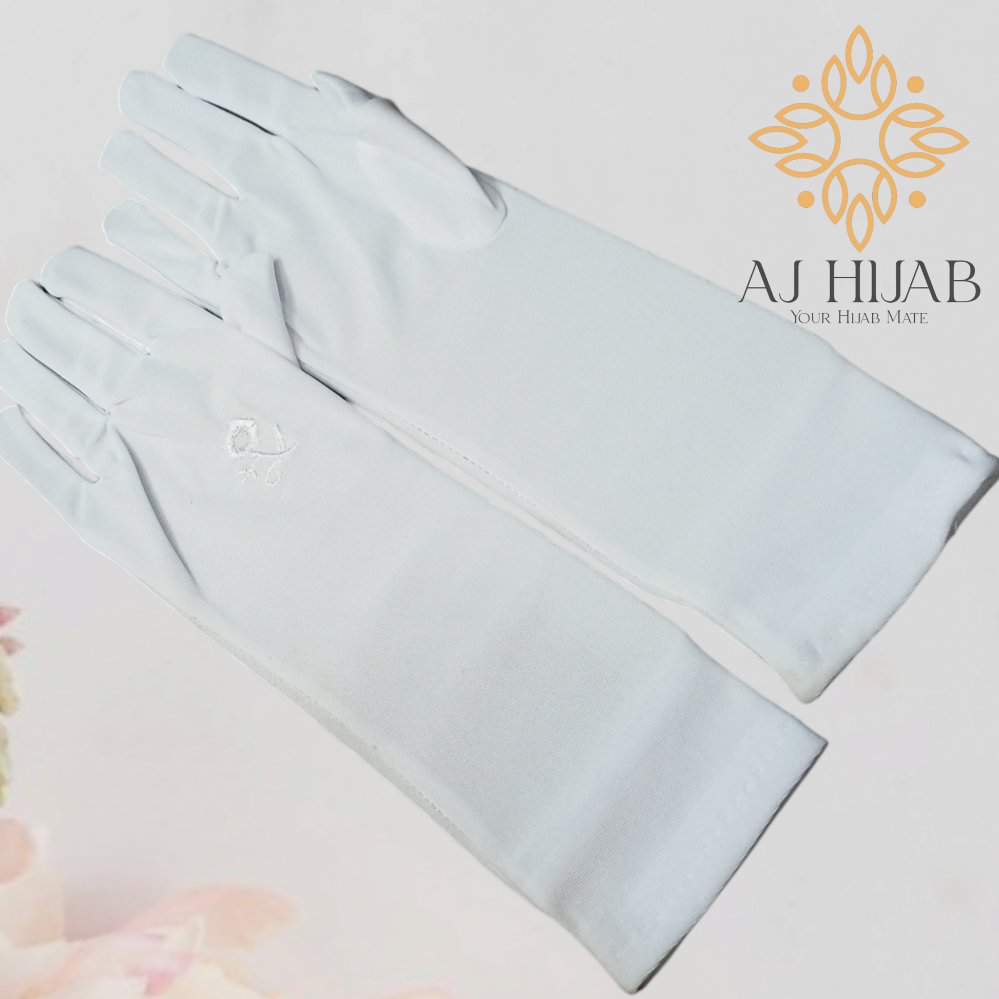 Adult Gloves - White - AJ Hijab