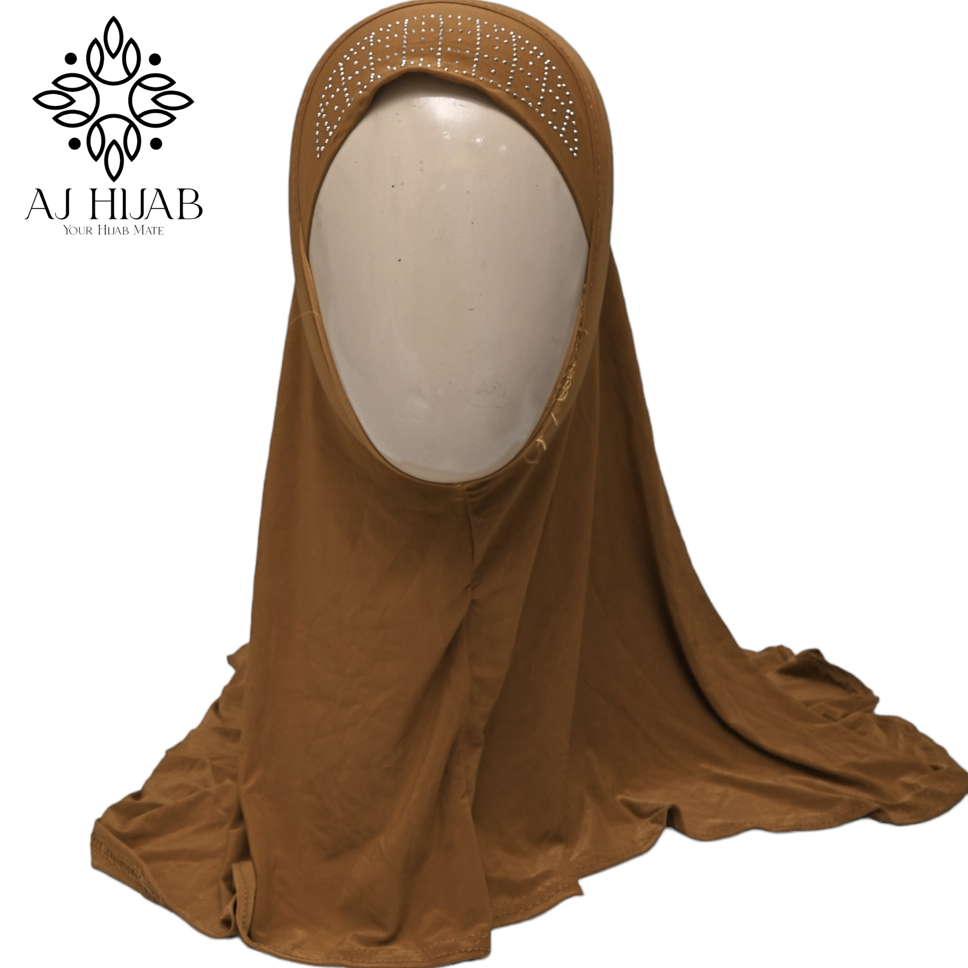 Rust Studs Large Makhna - AJ Hijab