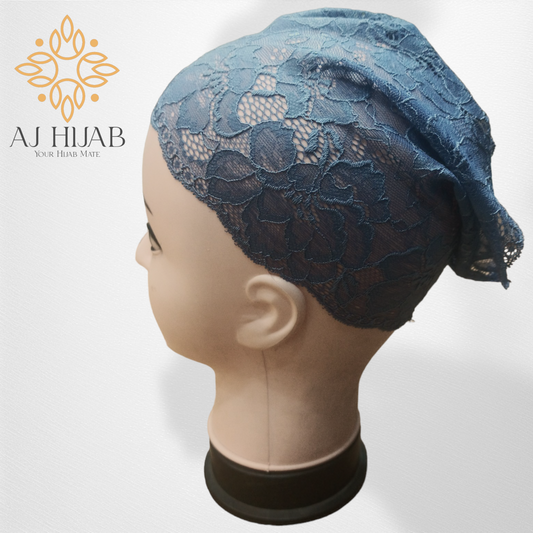 Net Head Band Denim - AJ Hijab
